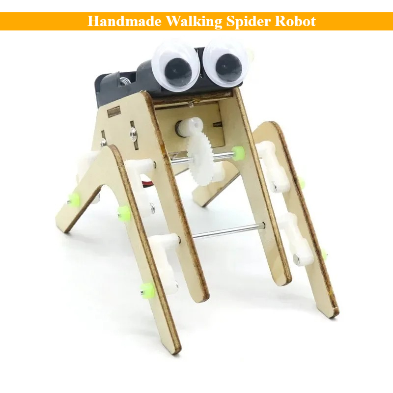 Science Diy Model - Zestaw do samodzielnego montażu robota pająka,