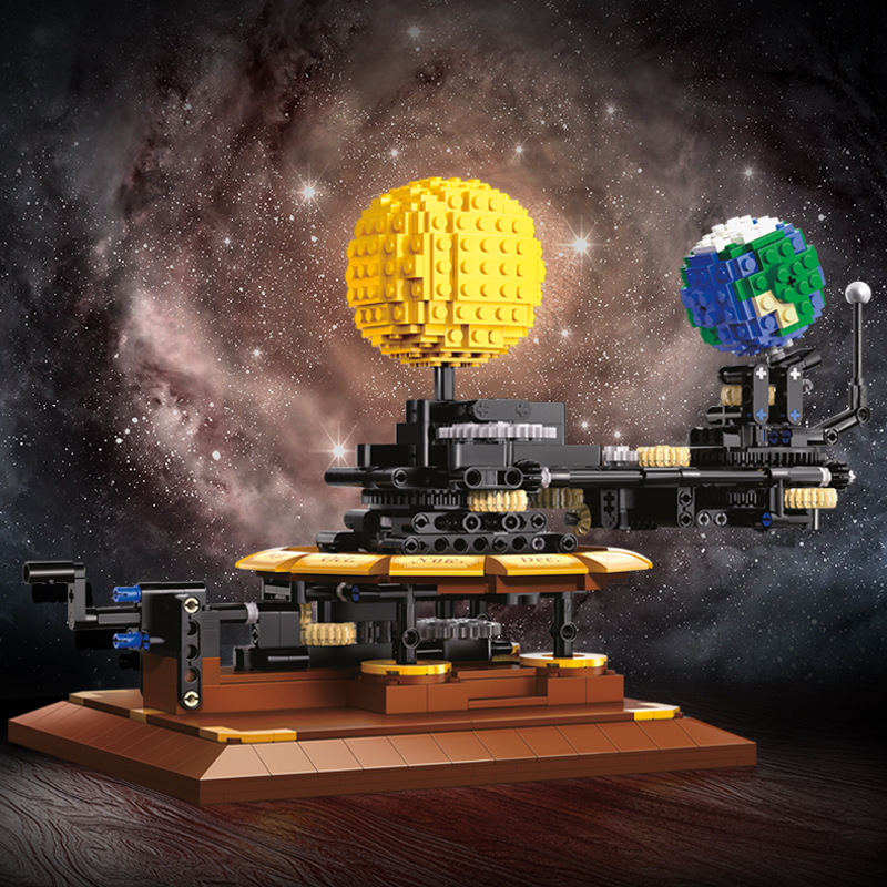 Solar System Orrery - Model Układu Słonecznego Ziemia Księżyc Słońce