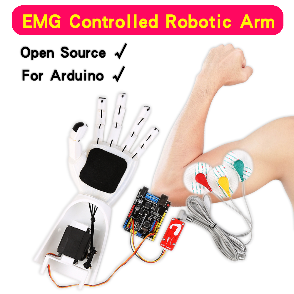 Ramię robota z czujnikiem EMG  – Science Project recenzja i cena