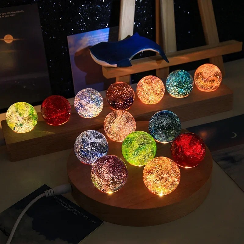 Kolorowa szklana kula w kształ – Solar System Orrery recenzja i cena
