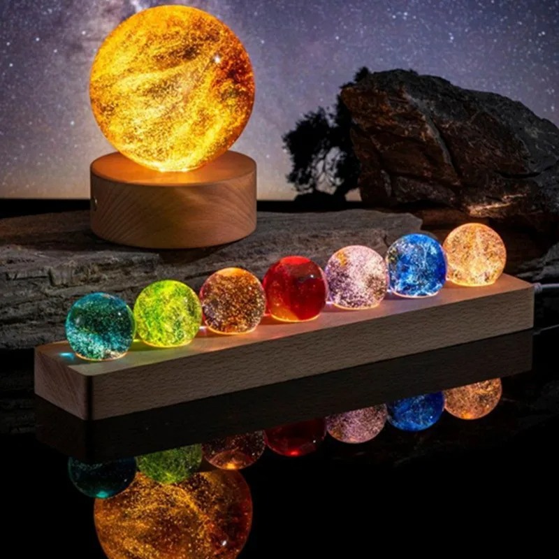 Kolorowa szklana kula w kształ – Solar System Orrery recenzja i cena