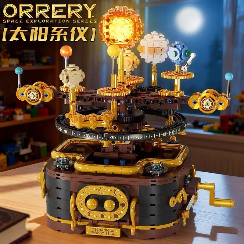 Mechaniczny planetarium Układu – Solar System Orrery recenzja i cena