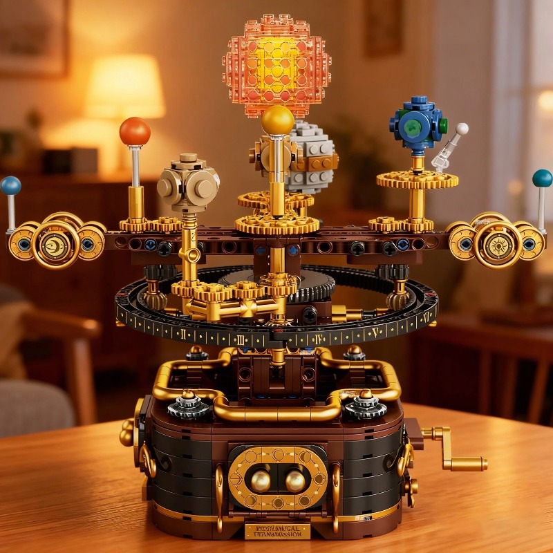 Mechaniczny planetarium Układu – Solar System Orrery recenzja i cena