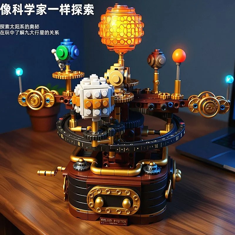 Mechaniczny planetarium Układu – Solar System Orrery recenzja i cena